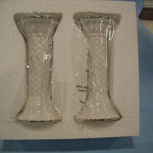 Lenox Platinum Series Illuminations Woven Pair Candlesticks